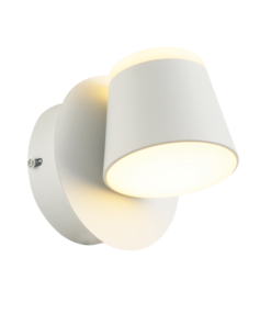 ΕΠΙΤΟΙΧΟ ΦΩΤΙΣΤΙΚΟ LED 8W 3000K 640LM ΛΕΥΚΟ ΜΕΤ/ΚΟ 12X12X13CM LUCIDO ACA – V83LEDW13WH