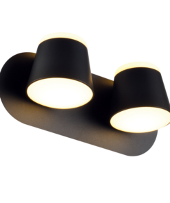 ΕΠΙΤΟΙΧΟ ΦΩΤΙΣΤΙΚΟ LED 16W 3000K 1280LM ΜΑΥΡΟ ΜΕΤ/ΚΟ 27X12X11CM LUCIDO ACA – V83LEDW27BK