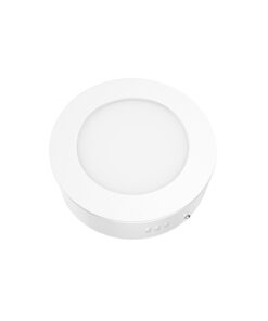 ΛΕΥΚΟ ΣΤΡΟΓΓΥΛΟ LED ΠΑΝΕΛ ΟΡΟΦΗΣ 6W 3000K 450Lm Φ117mm ACA – VEKO630RW