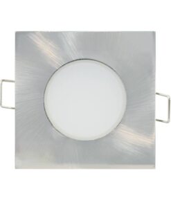 LED ΧΩΝΕΥΤΟ ΦΩΤΙΣΤΙΚΟ ΣΠΟΤ ΝΙΚΕΛ ΜΑΤ ΤΕΤΡΑΓΩΝΟ ΑΔΙΑΒΡΟΧΟ 5W 230V 120° IP65 VERA ACA- VERA530SNM
