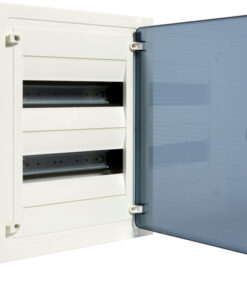 Χωνευτός Πίνακας Διάφανη Πόρτα 2x12M IP40 Golf Hager – VF212TA