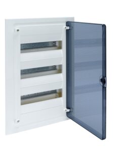 Χωνευτός Πίνακας Διάφανη Πόρτα 3x12M IP40 Golf Hager – VF312TA