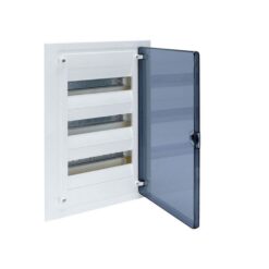 Χωνευτός Πίνακας Διάφανη Πόρτα 3x18M IP40 Golf Hager – VF318TA