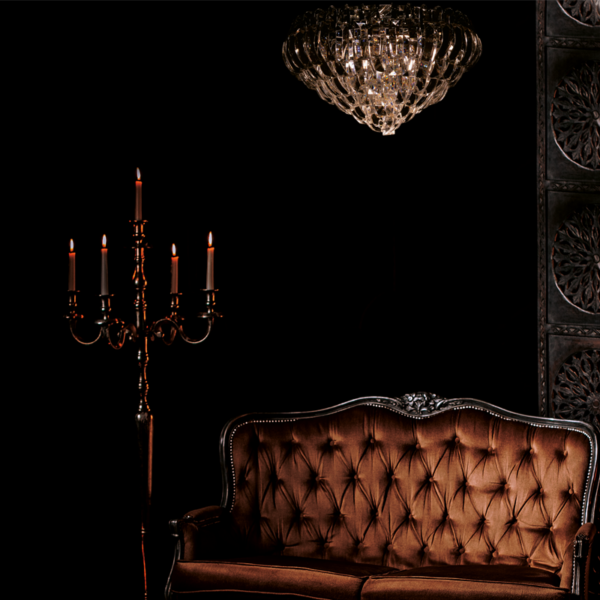 ACA DECOR  – Κρεμαστό Φωτιστικό 3ΧΕ14 Κρύσταλλο + Χρώμιο Μέταλλο Φ35ΧΗ100cm