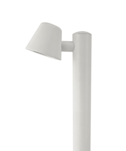 Φωτιστικό Δαπέδου 1xE27 Κολωνάκι Κήπου 70cm Λευκό Ατσάλι IP44 ACA – VIDA1POWH