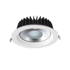 Χωνευτό Φωτιστικό Λευκό Φ140 LED COB 20W 2500lm 90° 3000K ACA – VIDO2030