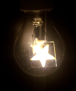 LED Λάμπα E27 A60 Filament Αστέρι 2W Diolamp 360° 200lm 2700K – VINTASTAR