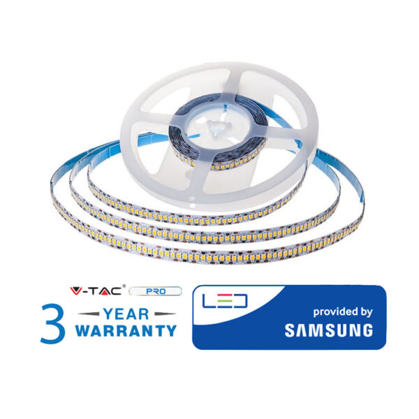 LED Ταινία 15W V-TAC PRO Samsung Chip Dimmable 24V 1600 lm/m Ψυχρό Λευκό 6400Κ 10 Μέτρα- 322