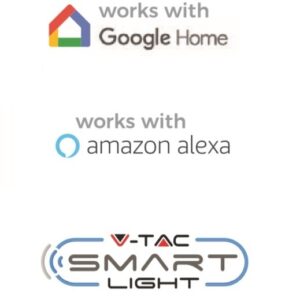 Wi-Fi Διακόπτης Online Switch Smart Home Συμβατός Με Amazon Alexa & Google Home V-TAC – 8422