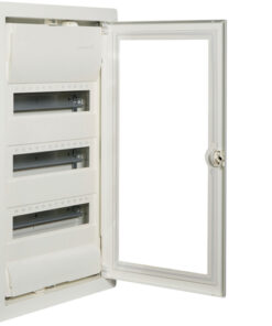 Χωνευτός Πίνακας Διάφανη Πόρτα 3x12M IP30 Volta Hager – VU36NG