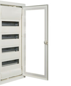 Χωνευτός Πίνακας Διάφανη Πόρτα 4x12M IP30 Volta Hager – VU48NG