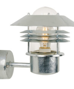 Επιτοίχιο Φωτιστικό Κήπου Nordlux Vejers Up 1xE27 Γαλβανιζέ Χρώματος – 25091031