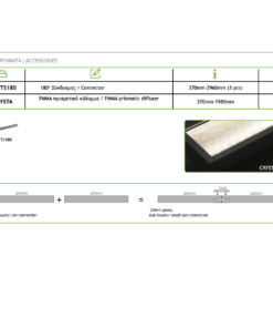 Χωνευτό Γραμμικό Φωτιστικό WILA ACA