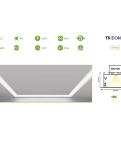Χωνευτό Γραμμικό Φωτιστικό WILA ACA