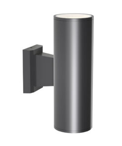 InLight Winnipeg 2xΕ27 Outdoor Up-Down Wall Lamp Anthracite D:15.3cmx26cm (80203444)