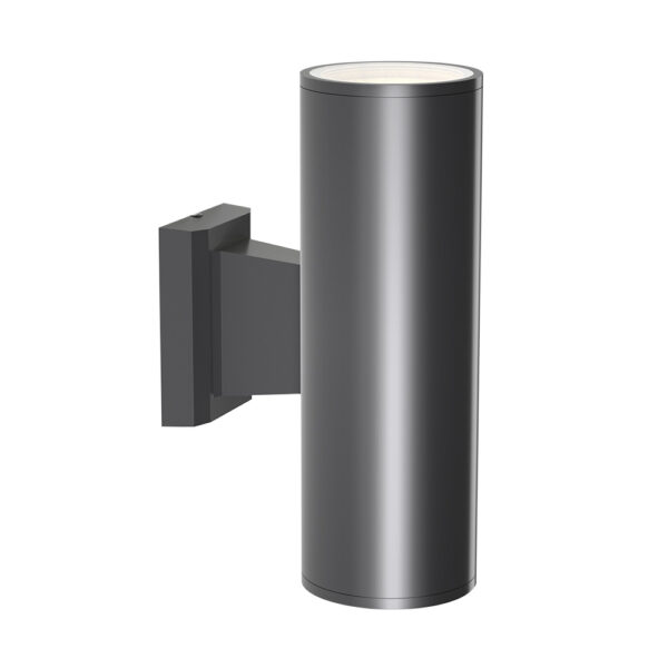 InLight Winnipeg 2xΕ27 Outdoor Up-Down Wall Lamp Anthracite D:15.3cmx26cm (80203444)