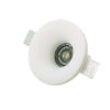 InLight Χωνευτό σποτ λευκό από γύψο 1XGU10 D:13cm (Χ0002)
