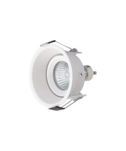 InLight Χωνευτό σποτ από λευκό μέταλλο 1XGU10 D:8cm (Χ0010-WH)