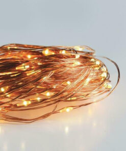 100 LED ΛΑΜΠΑΚIA ΣΕΙΡΑ ΘΕΡΜΟ ΛΕΥΚΟ ΧΑΛΚΙΝΟ ΚΑΛΩΔ ΑΝΤΑΠΤΟΡ(3VDC) & 8 ΠΡΟΓΡΑΜ IP44 10m+3m 1.8W ACA – X01100122