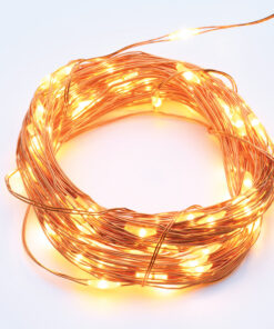 100 LED ΛΑΜΠΑΚ ΣΕΙΡΑ ΧΡΟΝΟΔΙΑΚ ΘΕΡΜΟ ΛΕΥΚΟ ΧΑΛΚΙΝΟ ΚΑΛΩΔ & ΜΠΑΤΑΡ 3xAA IP44 10m+10cm ACA – X01100125