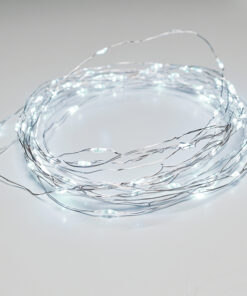 100 LED ΛΑΜΠΑΚIA ΣΕΙΡΑ ΨΥΧΡΟ ΛΕΥΚΟ ΑΣΗΜΙ ΚΑΛΩΔ ΧΑΛΚΟΥ ΑΝΤΑΠΤΟΡ(3VDC) & 8 ΠΡΟΓΡΑΜ IP44 10m+3m 1.8W ACA – X01100212