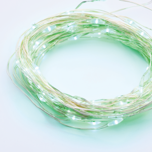 100 LED ΛΑΜΠΑΚ ΣΕΙΡΑ ΠΡΑΣΙΝΟ ΑΣΗΜΙ ΚΑΛΩΔ ΧΑΛΚΟΥ ΑΝΤΑΠΤΟΡ(3VDC) & 8 ΠΡΟΓΡΑΜ IP44 10m+3m 1.8W ACA – X01100512