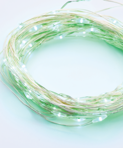 100 LED ΛΑΜΠΑΚ ΣΕΙΡΑ ΧΡΟΝΟΔΙΑΚ ΠΡΑΣΙΝΟ ΑΣΗΜΙ ΚΑΛΩΔ ΧΑΛΚΟΥ & ΜΠΑΤΑΡ 3xAA IP44 10m+10cm ACA – X01100515