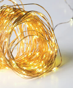 200 LED ΛΑΜΠΑΚIA ΣΕΙΡΑ ΘΕΡΜΟ ΛΕΥΚΟ ΧΡΥΣΟ ΚΑΛΩΔ ΧΑΛΚΟΥ ΑΝΤΑΠΤΟΡ(3VDC) & 8 ΠΡΟΓΡΑΜ IP44  20m+3m 6W ACA – X01200132