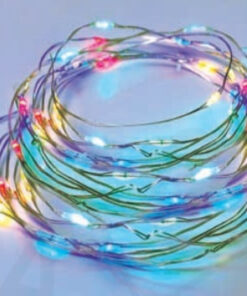 200 LED ΛΑΜΠΑΚIA ΣΕΙΡΑ RGBY ΑΣΗΜΙ ΚΑΛΩΔ ΧΑΛΚΟΥ ΑΝΤΑΠΤΟΡ(3VDC) & 8 ΠΡΟΓΡΑΜ IP44  20m+3m 6W ACA – X01200312