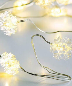 SNOWFLAKE Σχέδιο 20LED ΛΑΜΠΑΚΙΑ ΣΕΙΡΑ ΘΕΡΜΟ ΛΕΥΚΟ ΑΣΗΜΙ ΚΑΛΩΔ ΧΑΛΚΟΥ&ΜΠΑΤΑΡ 2xAA IP20 2m+10cm 1.2 ACA – X01201114