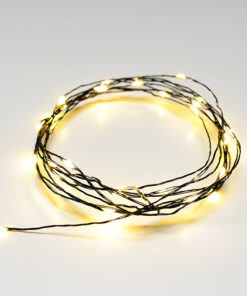 20 LED ΛΑΜΠΑΚIA ΣΕΙΡΑ ΧΡΟΝΟΔΙΑΚ 6 On/18 Off ΘΕΡΜΟ ΛΕΥΚΟ ΜΑΥΡΟ ΚΑΛΩΔ ΧΑΛΚΟΥ & ΜΠΑΤΑΡ 2xAA IP44 2m+10cm  ACA – X0120145