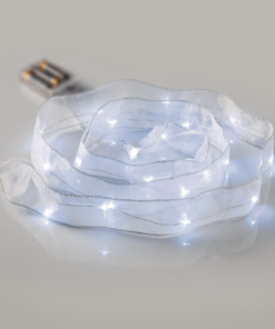 20 LED ΛΑΜΠΑΚ ΣΕΙΡΑ ΨΥΧΡΟ ΛΕΥΚΟ ΑΣΗΜΙ ΚΑΛΩΔ ΧΑΛΚΟΥ & ΜΠΑΤΑΡ 2xAA IP20 2m+10cm 1.2W ACA – X0120211