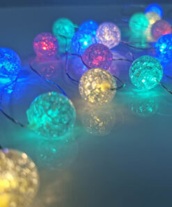 20 LED ΛΑΜΠΑΚIA ΣΕΙΡΑ RGBY ΑΣΗΜΙ ΚΑΛΩΔ ΧΑΛΚΟΥ & ΜΠΑΤΑΡ 2xAA IP20 2m+10cm 1.2W ACA – X0120311
