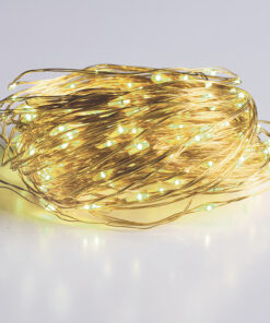 300 LED ΛΑΜΠΑΚΙΑ ΣΕΙΡΑ ΘΕΡΜΟ ΛΕΥΚΟ ΧΡΥΣΟ ΚΑΛΩΔ ΧΑΛΚΟΥ ΑΝΤΑΠΤΟΡ(3VDC) & 8 ΠΡΟΓΡΑΜ IP44  30m+3m 7.2W ACA – X01300132