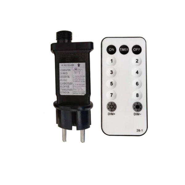 ΑΝΤΑΠΤΟΡΑΣ & IR CONTR. IP44, 8-FUNCTIONS + DIMMER + TIMER + ON/OFF 6V 1200mA 200-400 ΛΑΜΠ. ΣΥΡΜΑΤΑ ACA - X016V1200R