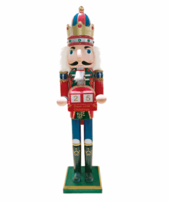 ΚΑΡΥΟΘΡΑΥΣΤΗΣ ΒΑΣΙΛΙΑΣ ΜΠΛΕ+ΚΟΚΚΙΝΟΣ ΜΕ ΗΜΕΡΟΛΟΓΙΟ H90CM ACA – X029006