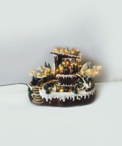 LED WW ΔΙΑΚ/ΚΟ ΧΩΡΙΟ ΠΟΛΥΧΡΩΜΟ+ΚΙΝΗΣΗ ΠΑΤΙΝΑΖ+ΜΟΥΣΙΚΗ 4.5V (ΑΝΤΑΠ) / 3ΑΑ (ΜΠΑΤ) 32Χ23Χ24CM ACA – X0309