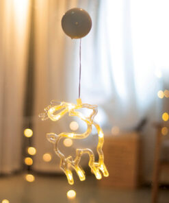 WINDOW PLASTIC DEER 10 LED ΛΑΜΠΑΚΙΑ  WW ΜΠΑΤ. (3ΧΑΑΑ) IP20 13X19CM ACA – X04151109