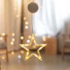 WINDOW PLASTIC STAR 10 LED ΛΑΜΠΑΚΙΑ  WW ΜΠΑΤ. (3ΧΑΑΑ) IP20 18X18CM ACA – X04151110