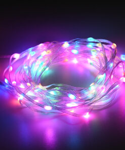 200RGB Λαμπάκια LED ΣΕ ΣΕΙΡΑ SMART STRING CONNECTABLE, 20m, USB, REMOTE&APP, IP44, 3m ΚΑΛΩΔ ΤΡΦ ACA – X04200371