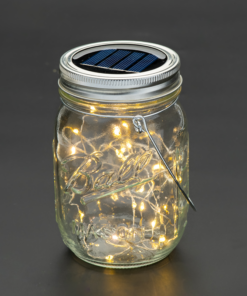 20 WW SOLAR LEDS, ΓΥΑΛ. ΒΑΖΟ. ΛΑΜΠ. ΣΕΙΡΑ, ΜΠΑΤ., ΦΒ ΠΑΝΕΛ, ΑΣΗΜΙ ΚΑΛ. ΧΑΛΚΟΥ, IP44, Φ7.7xH13.5cm ACA – X04201424