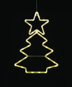 “PLASTIC XMAS TREE” 36 LED ΛΑΜΠΑΚΙΑ WW ΜΠΑΤ. (3ΧΑΑ)/USB, IP20, 32*0.5*44.5 ACA – X04361306