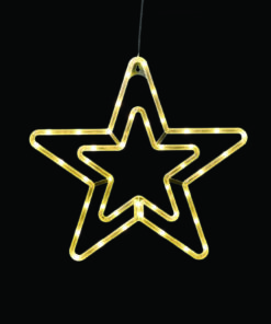 “PLASTIC STAR” 42 LED ΛΑΜΠΑΚΙΑ WW ΜΠΑΤ. (3ΧΑΑ)/USB, IP20, 36*0.7*34 ACA – X04421331