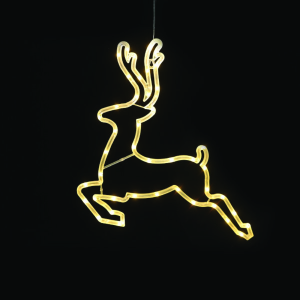 "PLASTIC DEER" 43 LED ΛΑΜΠΑΚΙΑ WW ΜΠΑΤ. (3ΧΑΑ)/USB, IP20, 42*0.7*41 ACA - X04431309