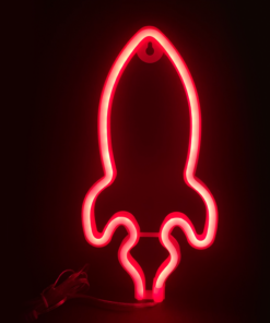 ΠΥΡΑΥΛΟΣ, 87 NEON LED ΛΑΜΠΑΚΙΑ ΜΕ ΜΠΑΤΑΡΙΑ (3xAA)/USB, ΚΟΚΚΙΝΟ, IP20, 13.5x2x27cm ACA – X04874320