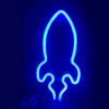 ΠΥΡΑΥΛΟΣ, 87 NEON LED ΛΑΜΠΑΚΙΑ ΜΕ ΜΠΑΤΑΡΙΑ (3xAA)/USB, ΜΠΛΕ, IP20, 13.5x2x27cm ACA – X04876320
