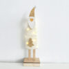 WOODEN SANTA 12 MINI LED WW ΛΑΜΠΑΚΙΑ ΜΠ/ΡΙΕΣ (2AAA) IP20 9.5X5.5X34CM ACA – X05121419