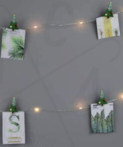 12 X-MAS TREE CLIPS, 25 LED WW Λ/ΚΙΑ ΑΣΗΜΙ ΧΑΛΚΟΣ ΜΠ/ΡΙΕΣ (3xAA), IP20, 240+30cm, ΔΙΑΦ. ΚΑΛ. ΤΡ/ ACA – X05251112