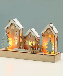 WOODEN VILLAGE  10 LED ΛΑΜΠ ΘΕΡΜΟ ΣΤΑΘΕΡΟ ΜΠΑΤ (2ΧΑA) 25*7*15cm IP20 ACA – X0551129