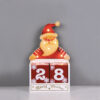 WOODEN SANTA CALENDAR 6 LED WW ΛΑΜΠΑΚΙΑ ΜΠ/ΡΙΕΣ (2AAΑ) IP20 12.5X6.7X20.5M ACA – X0561108